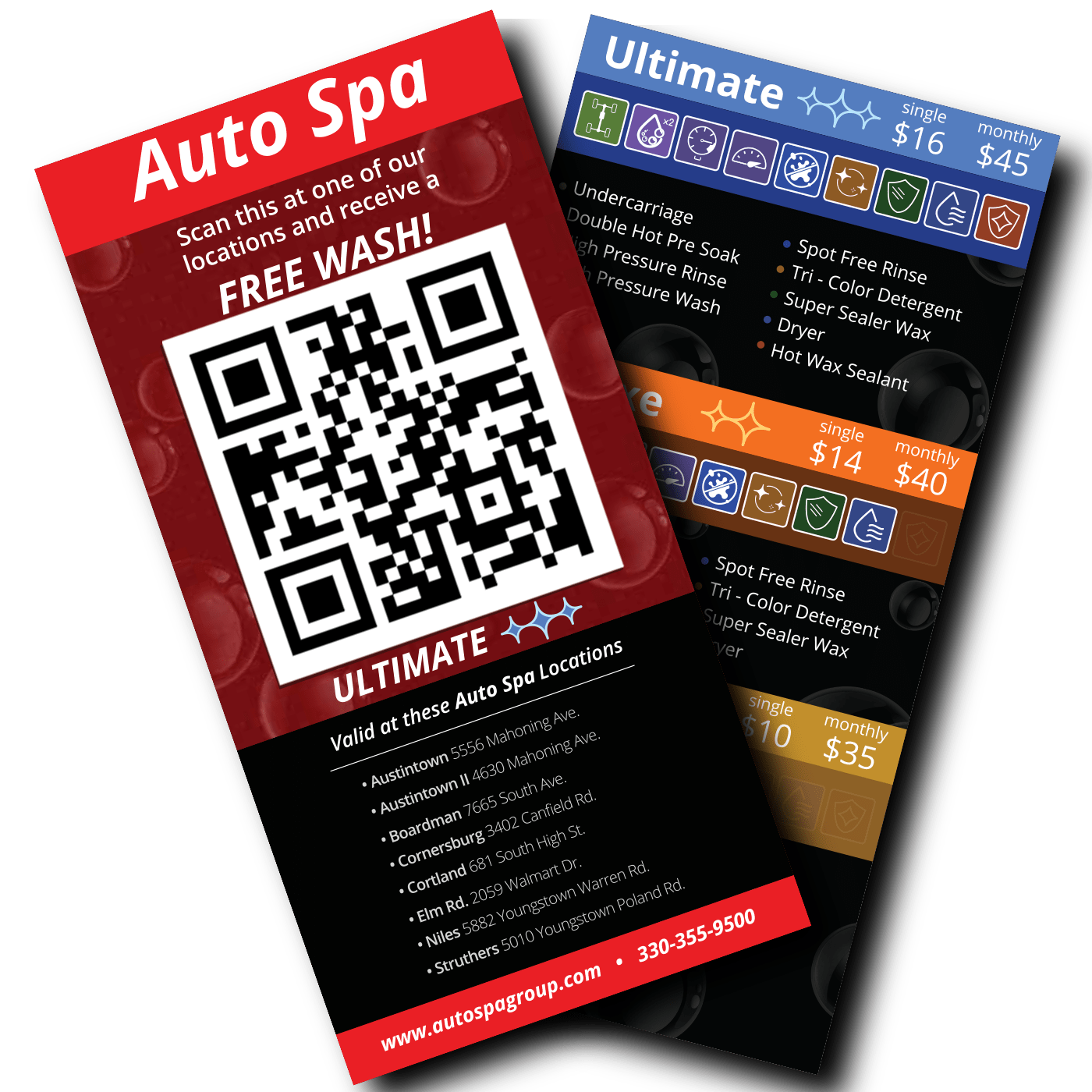 Physical QR Codes (Scannable at Kiosk)